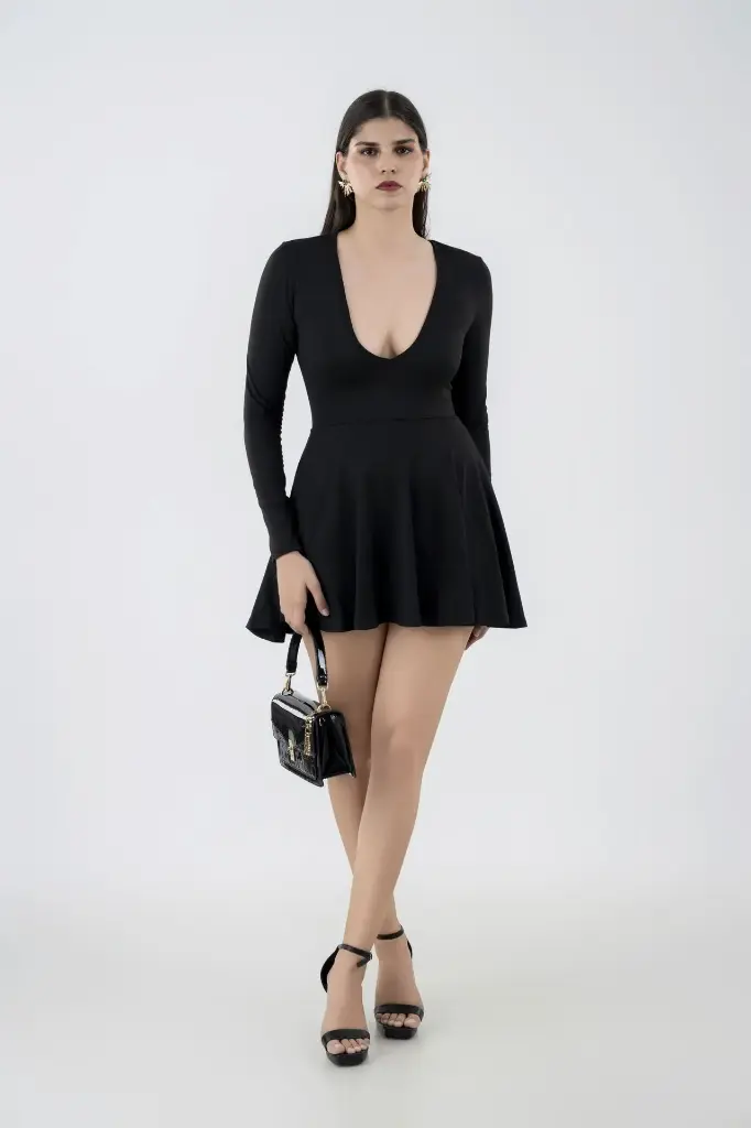 Nero Skater Dress