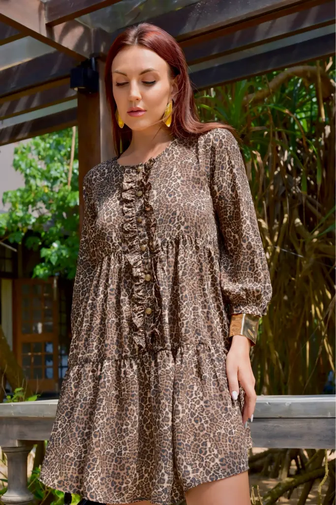 Leopard Ruffle  (UK 8)