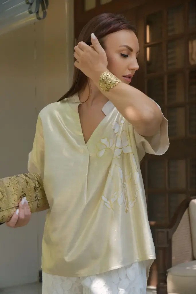 Champagne Flora Top