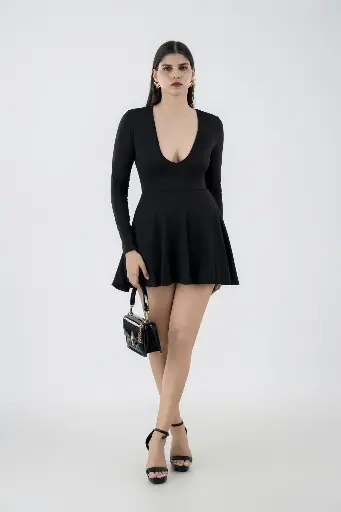 Nero Skater Dress